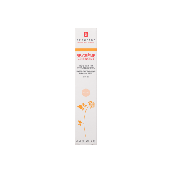 BB Crème au Ginseng teinte clair Erborian - tube de 45 ml