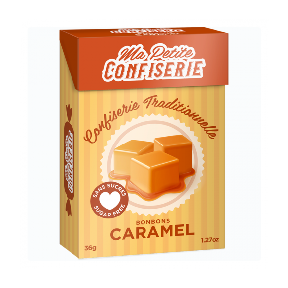 Bonbons au caramel Ma petite confiserie - boite de 36,5 g