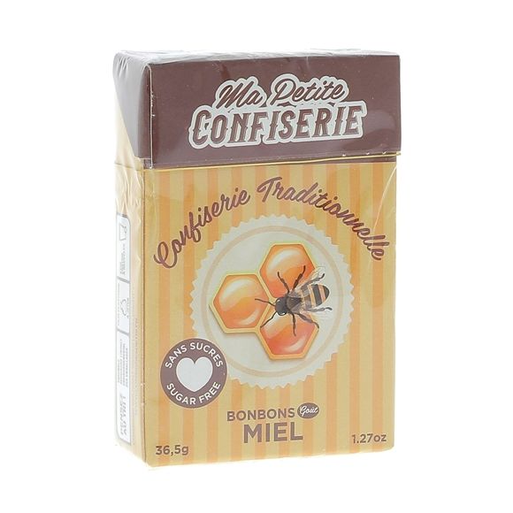 Bonbons au miel sans sucres Ma petite confiserie - boite de 36,5g