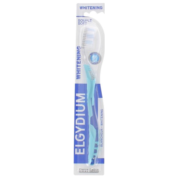 Brosse à dents blancheur souple Elgydium - une brosse à dent souple