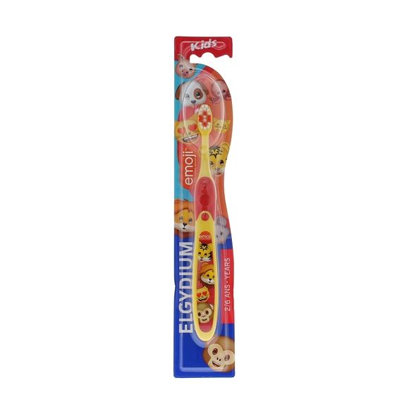 Brosse à dents Kids Emoji Elgydium 2-6 ans - 1 brosse à dents