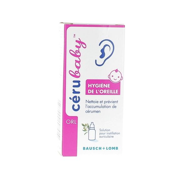 Cerubaby Solution auriculaire bébé Bausch Lomb - flacon de 15ml