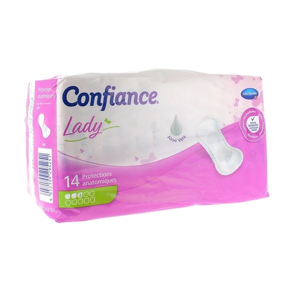 Confiance Lady Protections anatomiques Absorption 3 Hartmann - 14 protections anatomiques