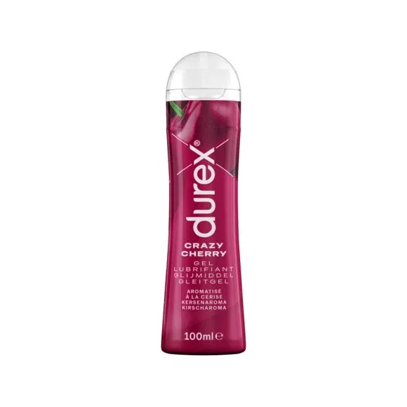Crazy Cherry Gel lubrifiant à la cerise Durex - tube de 100ml