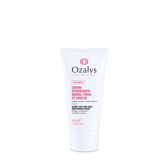 Crème hydratante mains, pieds et ongles Ozalys - tube de 40ml