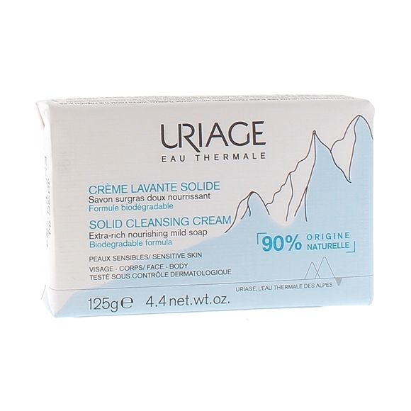 Crème lavante solide Uriage - pain solide de 125g