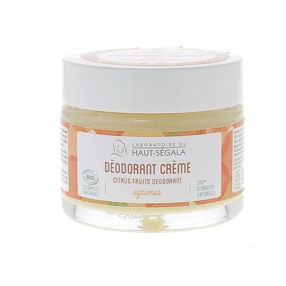 Déodorant crème agrumes bio Haut-Ségala - pot de 50 g
