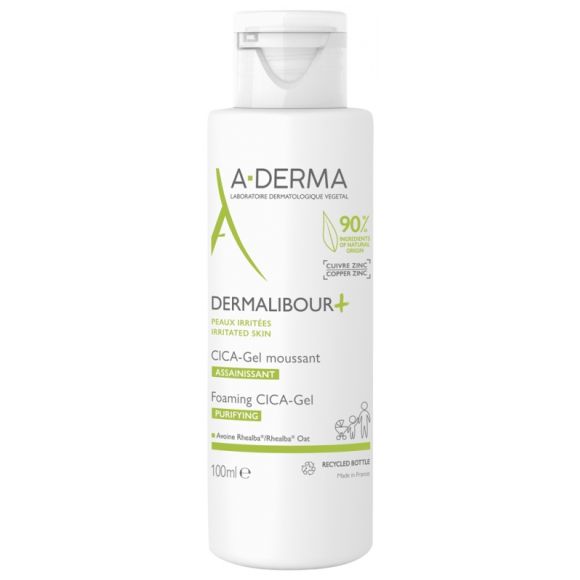 Dermalibour+ CICA - Gel moussant A-Derma - flacon de 100 ml