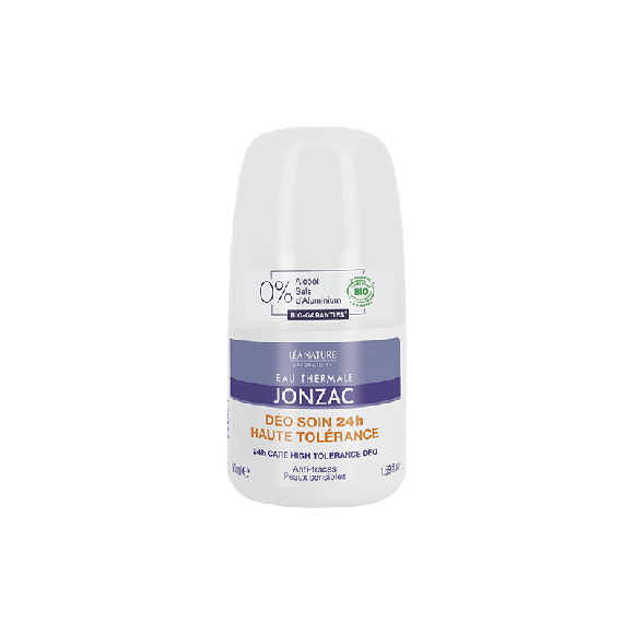 Eau Thermale Jonzac Déo soin 24h haute tolérance bio Léa Nature - roll-on de 50ml