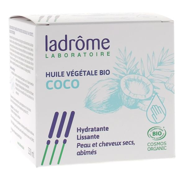 Huile de coco bio Ladrôme - pot de 150 ml