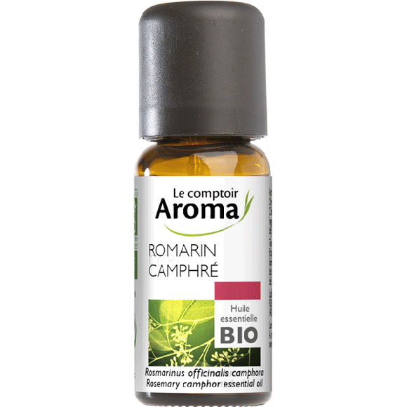 Huile essentielle de Romarin camphré bio Le Comptoir Aroma - flacon de 10 ml