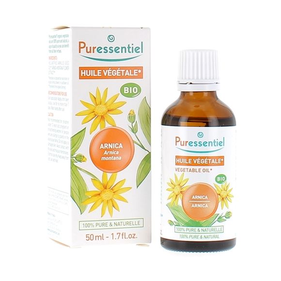 Huile végétale Arnica bio Puressentiel - flacon de 50 ml