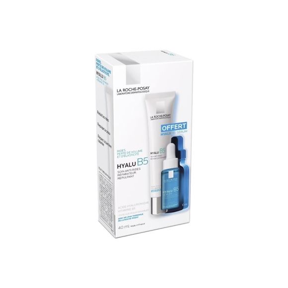 Hyalu B5 Coffret soin anti-rides réparateur repulpant + sérum offert La Roche-Posay - coffret de 2 produits