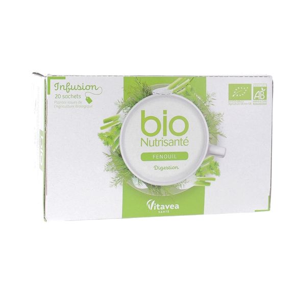 Infusion Fenouil bio Nutrisanté - boîte de 20 sachets