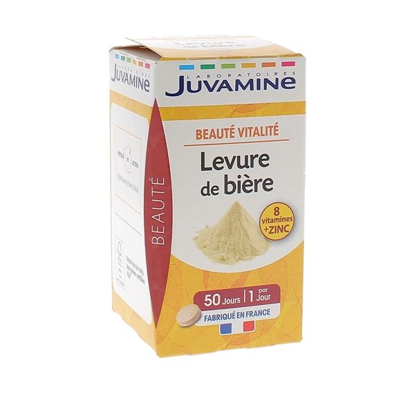 Levure de bière Beauté Vitale Juvamine - boîte de 50 comprimés