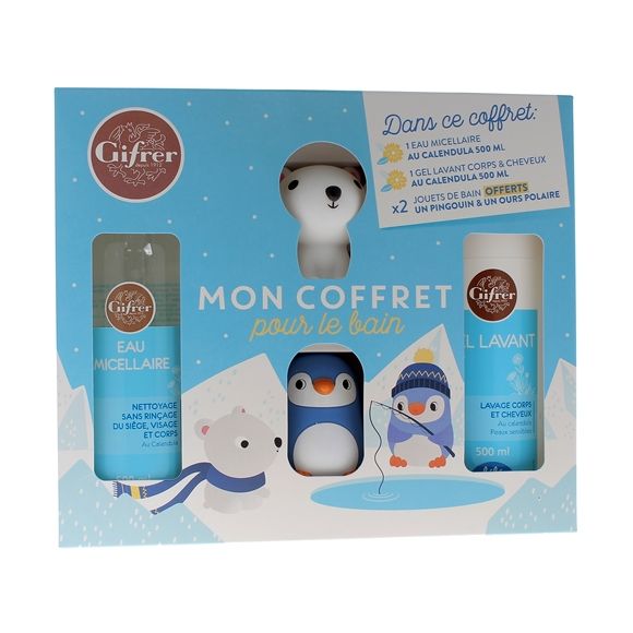 Mon coffret pour le bain Gifrer - coffret de 4 produits