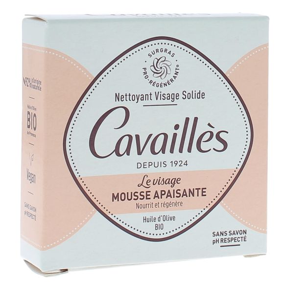 Mousse apaisante solide Rogé Cavaillès - pain de 70g