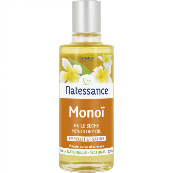 Natessance monoï huile sèche embellit et satine Léa Nature - flacon de 100 ml
