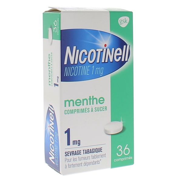 Nicotinell menthe 1mg - 36 comprimés à sucer