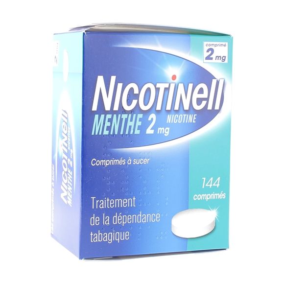Nicotinell menthe 2mg - 144 comprimés à sucer
