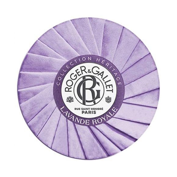 Savon parfumé Lavande Royale Roger & Gallet - pain de 100 g