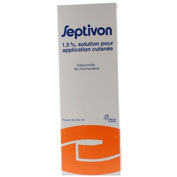 Septivon 1,5% solution pour application cutanée - flacon de 500 ml