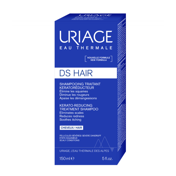 DS Hair Shampooing traitant kératoréducteur Uriage - tube de 150 ml