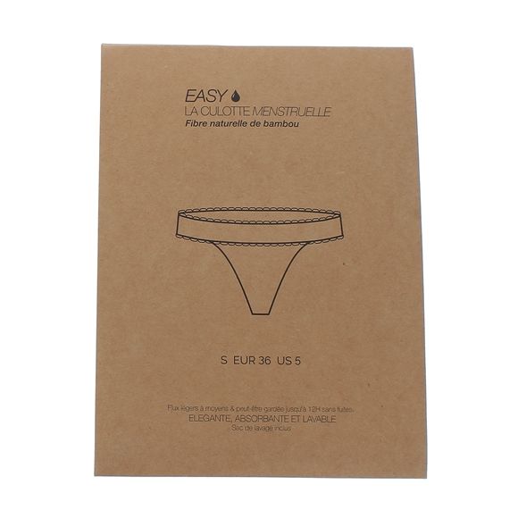 String menstruel Easy - un string et sa poche de lavage