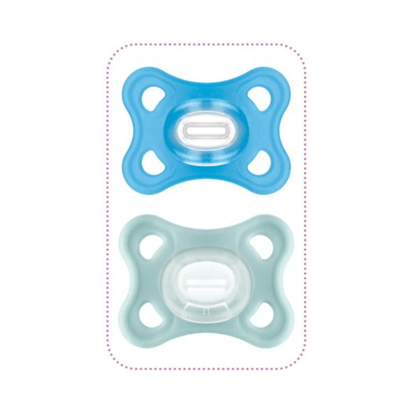 Sucette Comfort silicone 2-6mois Mam - boîte de 2 sucettes