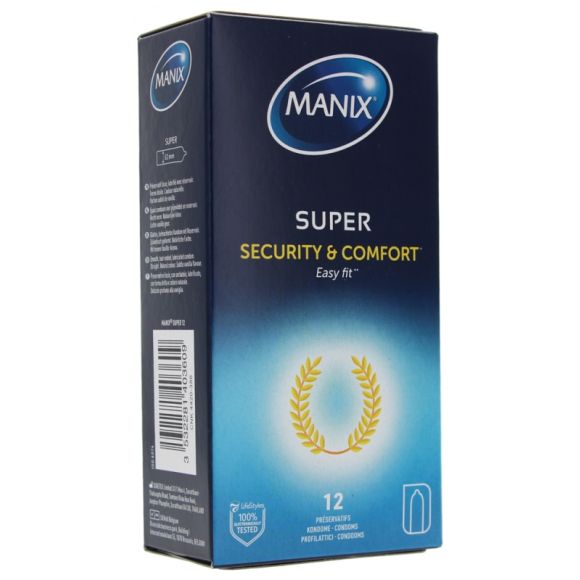 Super easy fit préservatifs Manix - boîte de 12 préservatifs