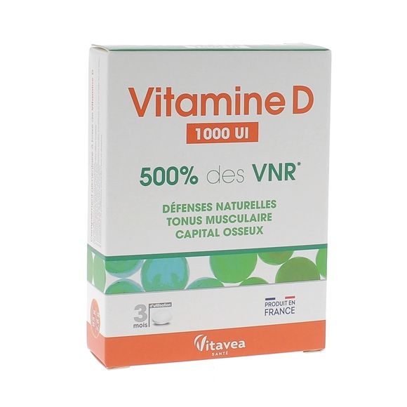 Vitamine D 1000 UI Vitavea - boîte de 90 comprimés