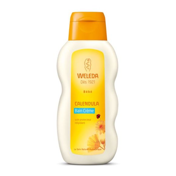Bain crème Calendula Bébé Weleda - tube de 200 ml