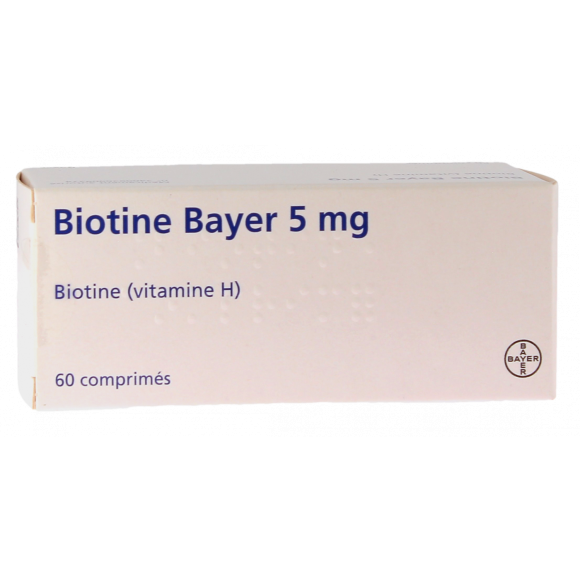 Biotine Bayer 5mg - 60 comprimés