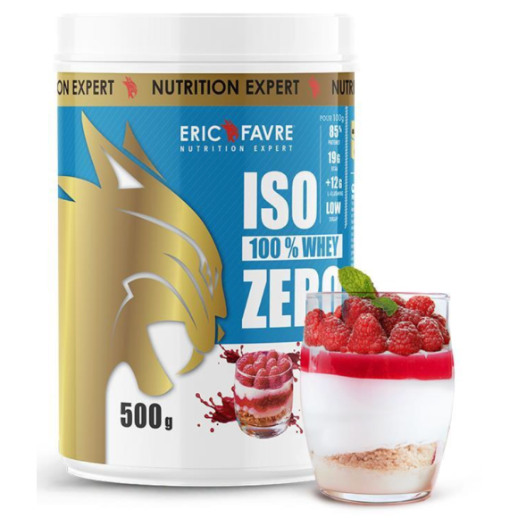 Iso zero 100% whey framboisier Eric Favre - pot de 500g