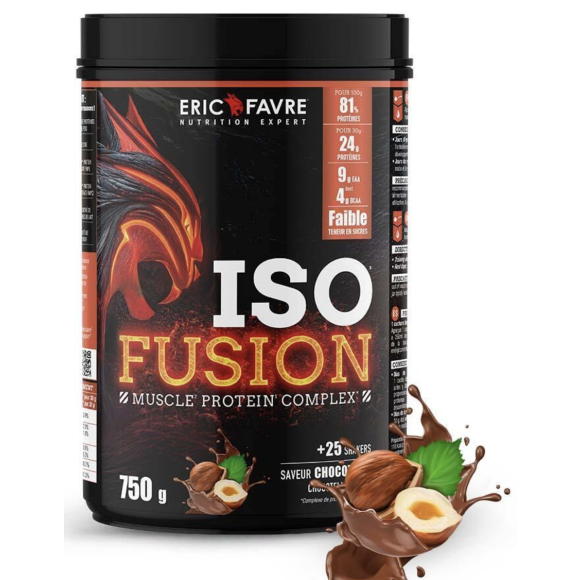 Iso fusion saveur chocotella Eric Favre - pot de 750g