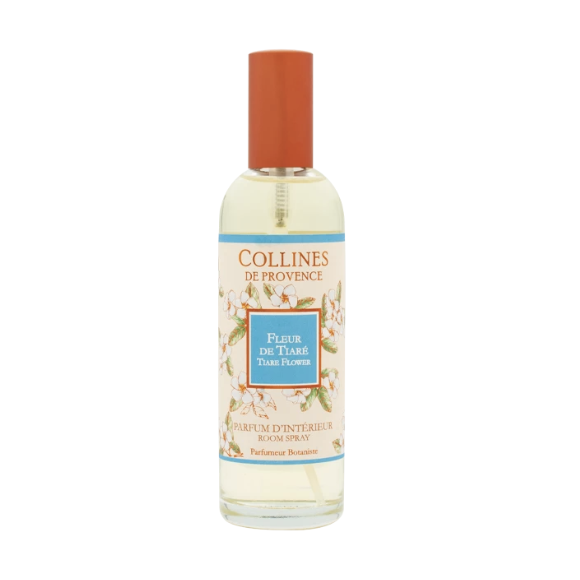 Parfum d'intérieur fleur de tiaré Collines de Provence - flacon de 100ml 