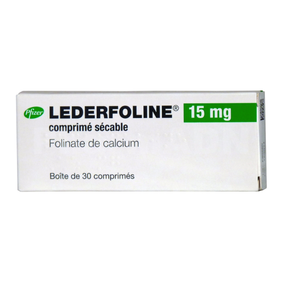 Lederfoline 15mg comprimé sécable - boîte de 30 comprimés