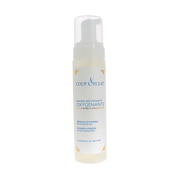 Mousse nettoyante oxygénante Coup d'éclat - flacon-pompe de 200 ml