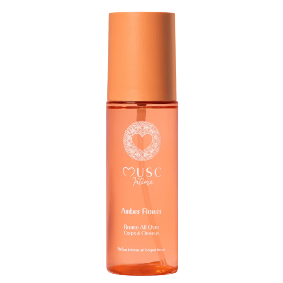 Brume all over corps & cheveux à l’amber flower Musc Intime - spray de 100ml