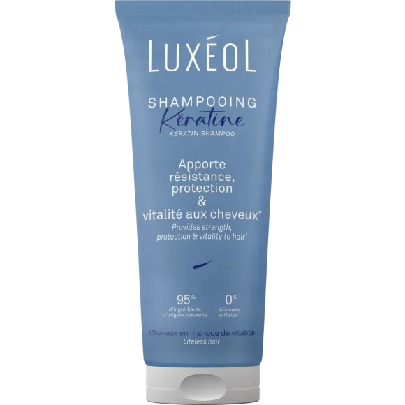 Shampooing kératine Luxéol - tube de 200ml