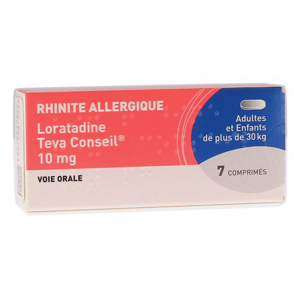 Loratadine Teva Conseil 10mg - 7 comprimés