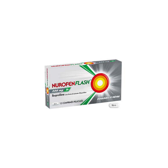 Nurofenflash 200mg - 12 comprimés pelliculés