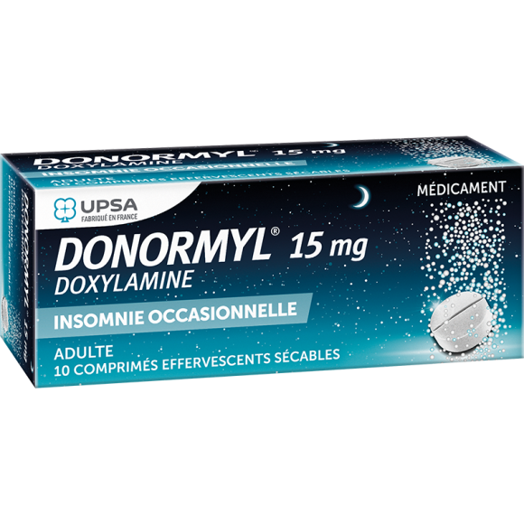 Donormyl 15mg comprimé effervescent - 10 comprimés