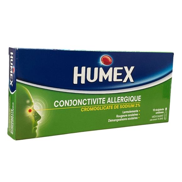 Humex conjonctivite allergique - 10 récipients unidoses de 0,3ml