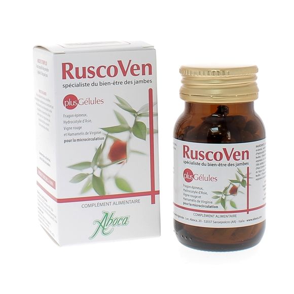 RuscoVen Plus Aboca - boite de 50 gélules