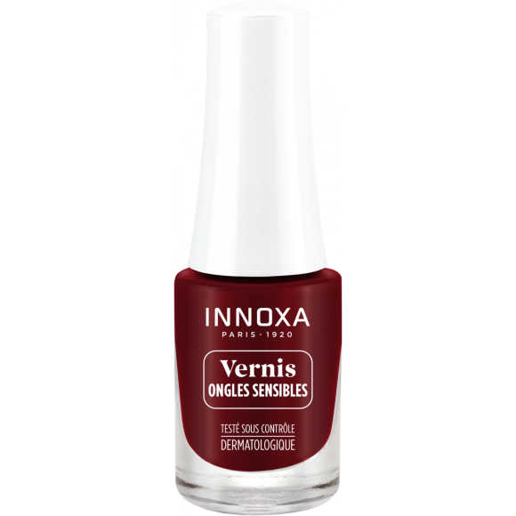 Vernis à ongles hypoallergénique Rouge Opéra 402 Innoxa - flacon de 5 ml