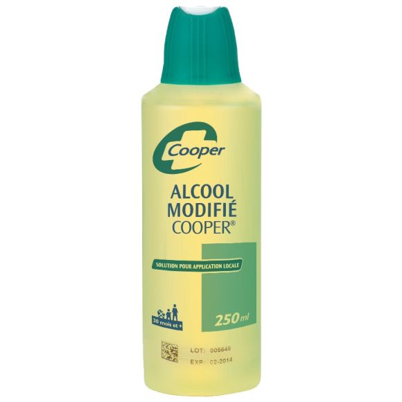 Alcool modifié Cooper – solution pour application locale, 250 ml