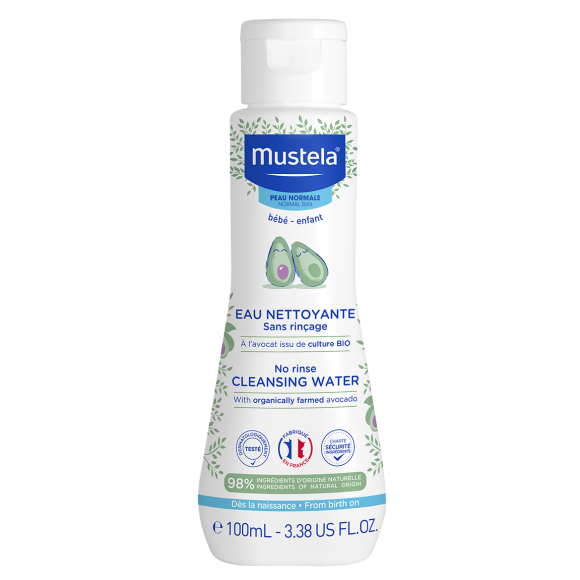 Eau nettoyante sans rinçage Mustela - flacon de 100ml