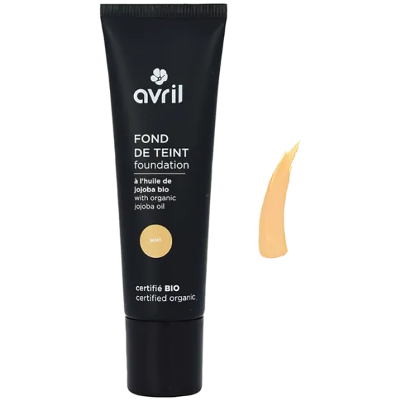 Fond de teint bio Miel Avril - tube de 30ml