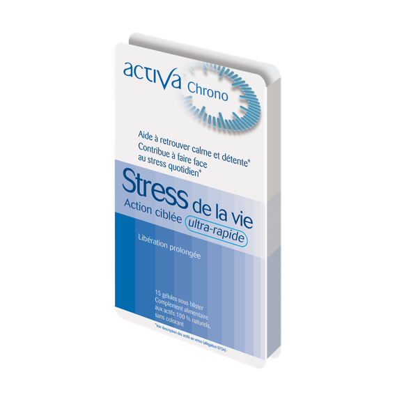 Stress de la vie action ciblée ultra rapide Activa Chrono – 15 gélules